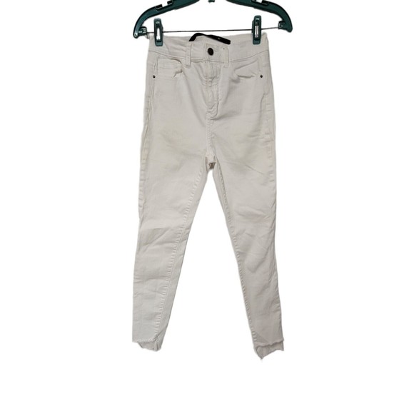 2 HARPER Skinny Distressed Raw Hem Jeans Size 27 High Rise - Picture 7 of 7